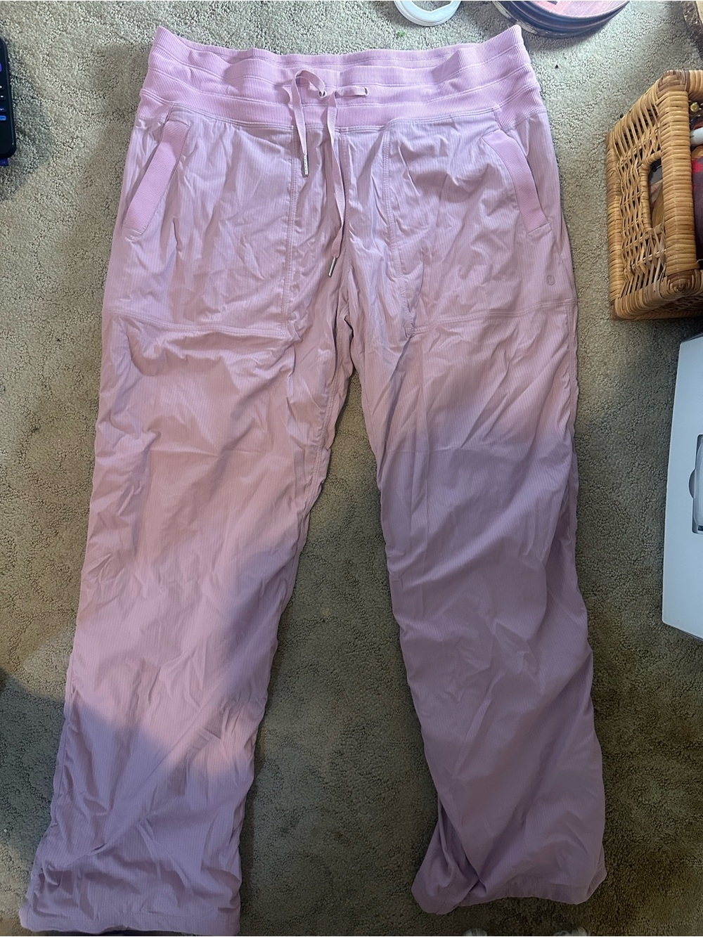 lululemon athletica Light Pink Track Pants size 14